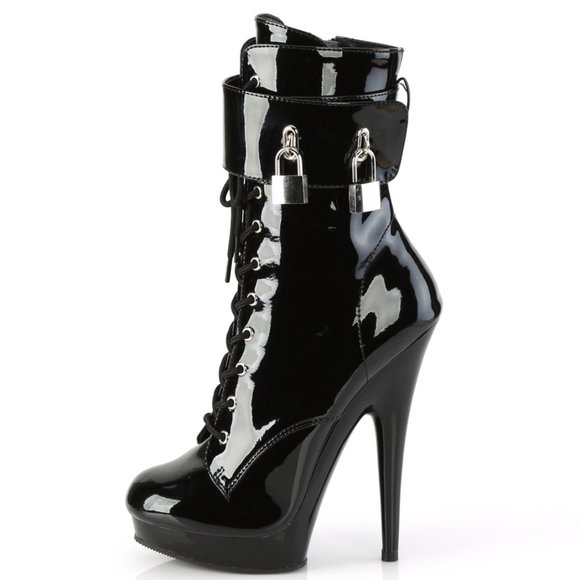 Platform Lace Up Gothic High Heel Ankle Boots - Picture 1 of 5